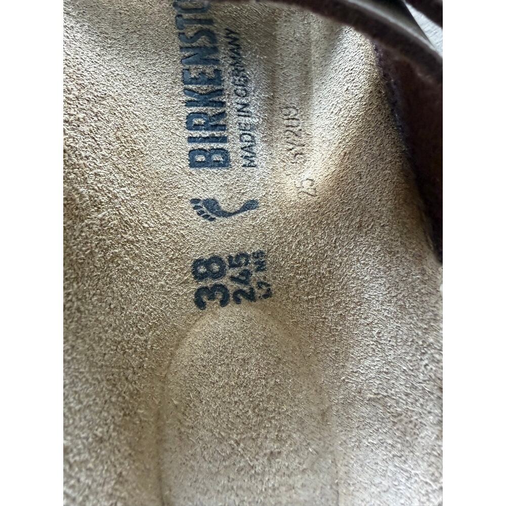 Birkenstocks Arizona Sandals Brown Leather 38 - Picture 3 of 4